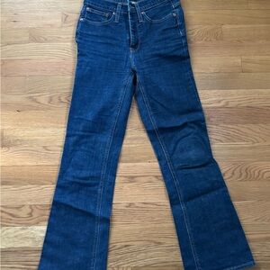 J. Crew Dark Blue Ankle Flare Jeans